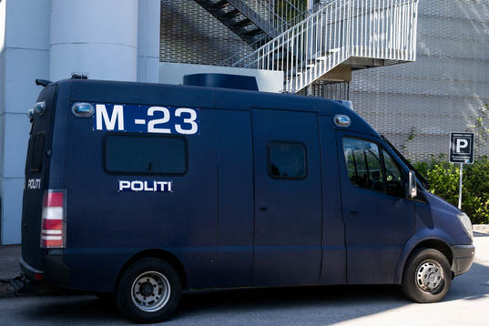 A police car