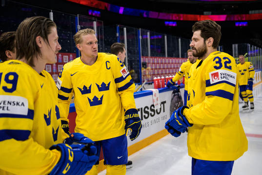 Marcus Sörensen, Jakob Silfverberg and Lukas Bengtsson of