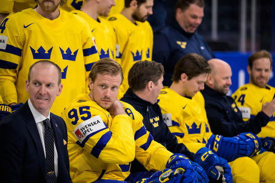 Jacob de la Rose of Sweden at a practice session