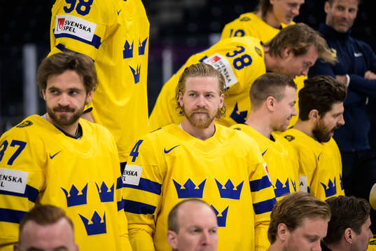 Anton Lindholm of Sweden at a practice session