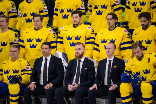Goaltender Lars Johansson, goaltender Jesper Wallstedt,