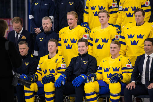 Equipment manager Mikael Lundström, Fabian Zetterlund,