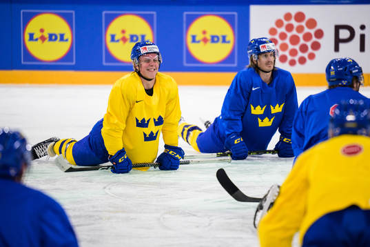 Fabian Zetterlund and Marcus Sörensen of Sweden at a
