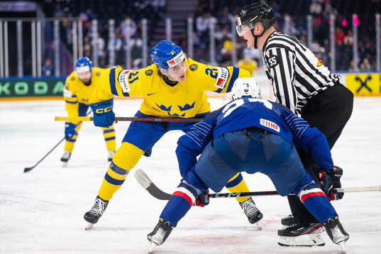 Leo Carlsson of Sweden and Louis Boudon of France