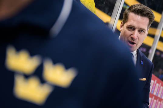 Head coach Sam Hallam of Sweden