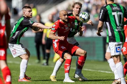 GAISs Dino Salihovic och August Wängberg och Jönköpings