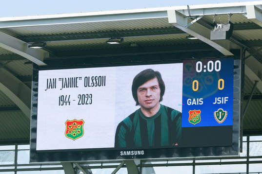 GAIS håller en tyst minnet till minne av Jan ”Janne”