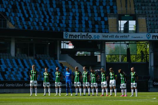 GAIS håller en tyst minnet till minne av Jan ”Janne”