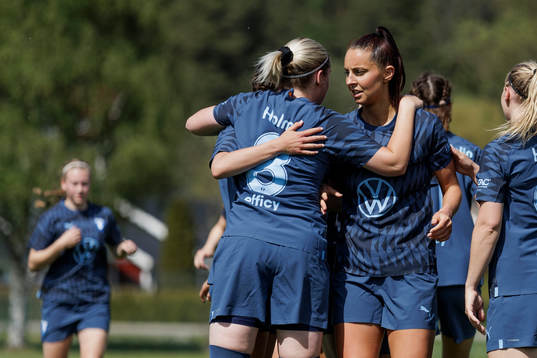 Malmö FFs Malin Gunnarsson jublar