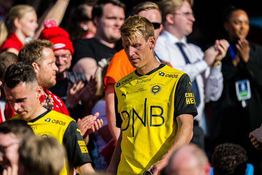 Thomas Lehne Olsen of Lillestrøm looks dejected