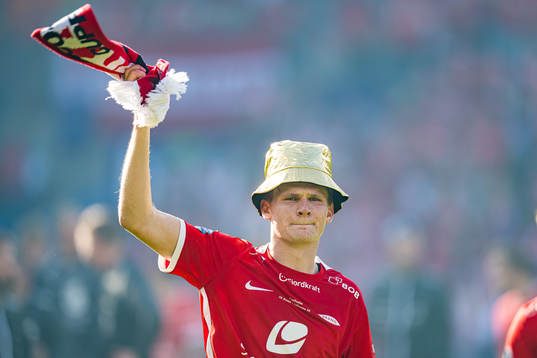 David Møller Wolfe of Brann celebrates