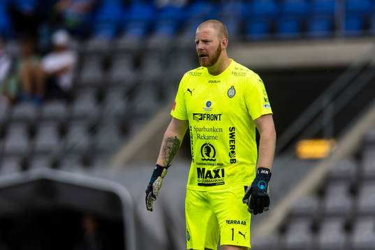 AFC Eskilstunas målvakt Nick Wolters