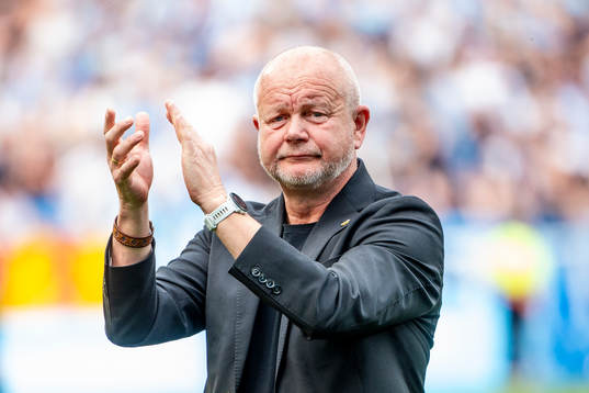 Häckens tränare Per-Mathias Høgmo tackar supportrarna