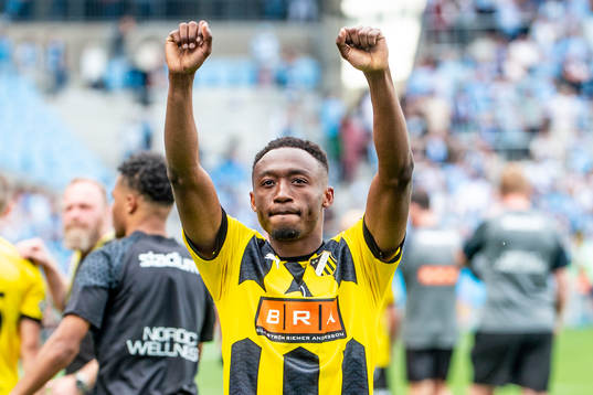 Häckens Benie Adama Traore tackar supportrarna