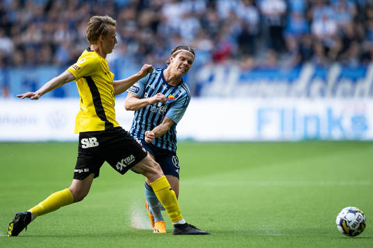 Mjällbys Alexander Johansson och Djurgårdens Elias