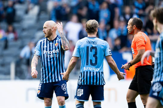 Djurgårdens Magnus Eriksson reagerar på domslut