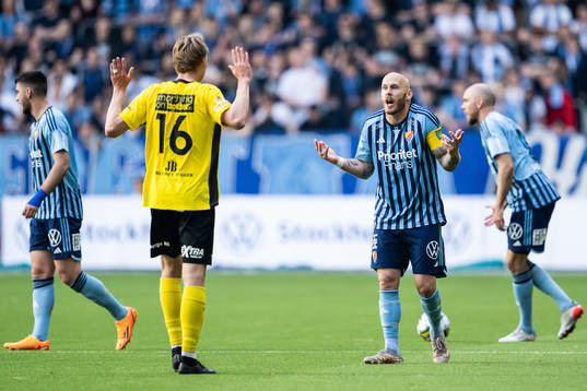 Mjällbys Alexander Johansson och Djurgårdens Magnus