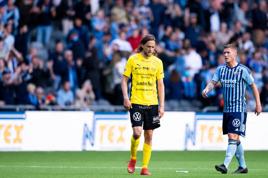 Mjällbys Tom Pettersson deppar