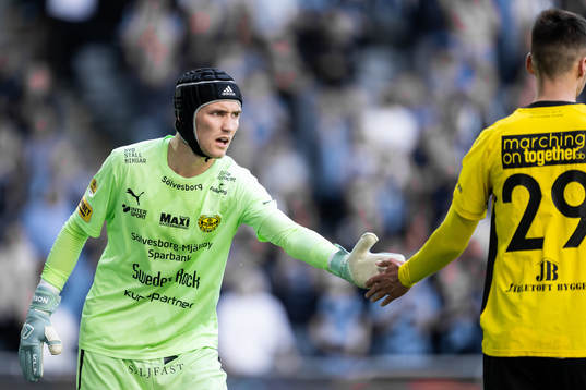 Mjällbys målvakt Noel Törnqvist