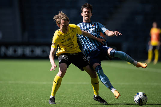 Mjällbys Alexander Johansson och Djurgårdens Gustav