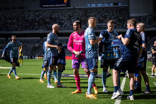 Djurgårdens Marcus Danielson, målvakt Tommi Vaiho, Piotr