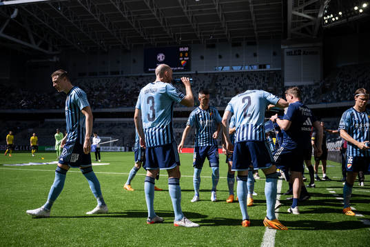 Djurgårdens Jesper Löfgren, Marcus Danielson, Haris