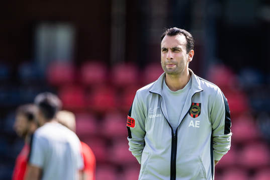 Brommapojkarnas tränare Andreas Engelmark