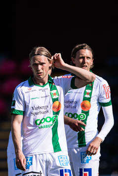 Varbergs Hampus Zackrisson och Joakim Lindner deppar