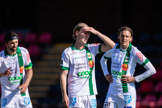 Varbergs Oliver Stanisic, Hampus Zackrisson och Joakim