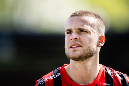 Brommapojkarnas Amadeus Sögaard  fotbollsmatchen i
