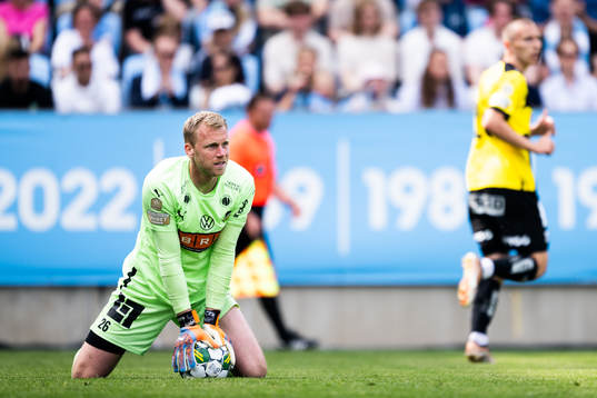 Häckens målvakt Peter Abrahamsson