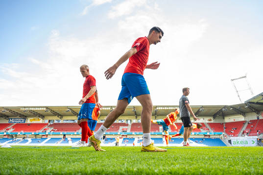 Helsingborgs Philip Rejnhold och Amar Muhsin