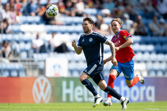Utsiktens Karl Bohm och Helsingborgs Philip Rejnhold