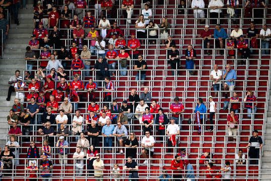 under fotbollsmatchen i Superettan mellan Helsingborg och