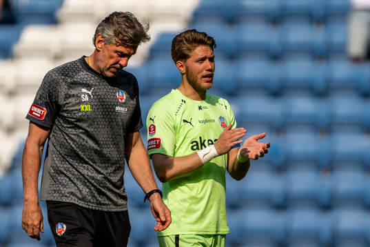 Helsingborgs assisterande tränare Sven Andersson och