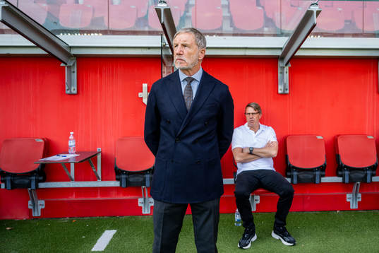 Helsingborgs tränare Stuart Baxter och assisterande