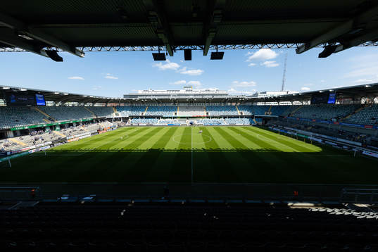 Gamla Ullevi innan  fotbollsmatchen i Allsvenskan mellan