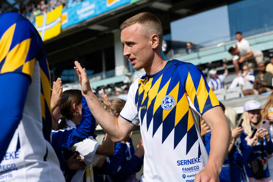 IFK Göteborgs Sebastian Ohlsson innan fotbollsmatchen i