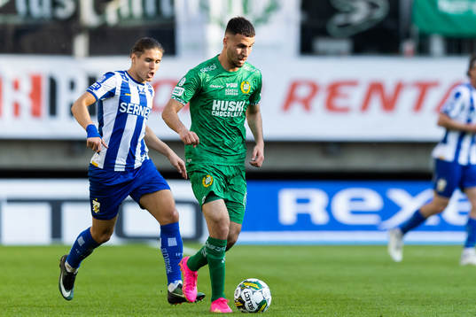 IFK Göteborgs Eman Markovic och Hammarbys Abdelrahman