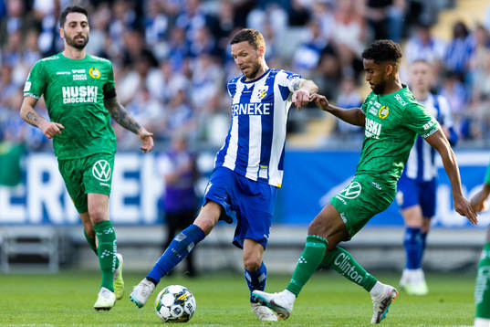 IFK Göteborgs Marcus Berg och Hammarbys Tesfaldet Tekie