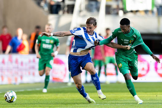 IFK Göteborgs Linus Carlstrand och Hammarbys Shaquille