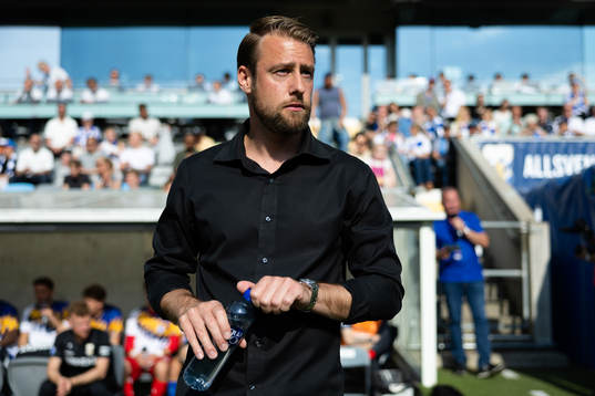 IFK Göteborgs tränare William Lundin innan