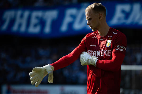 IFK Göteborgs målvakt Pontus Dahlberg innan