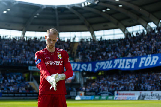 IFK Göteborgs målvakt Pontus Dahlberg innan