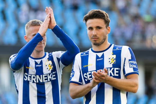 IFK Göteborgs Oscar Wendt och Anders Trondsen
