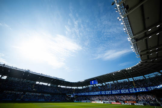 Gamla Ullevi innan fotbollsmatchen i Allsvenskan mellan IFK