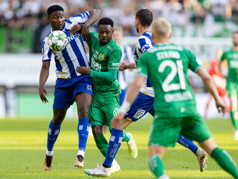 IFK Göteborgs Suleiman Abdullahi och Hammarbys Shaquille