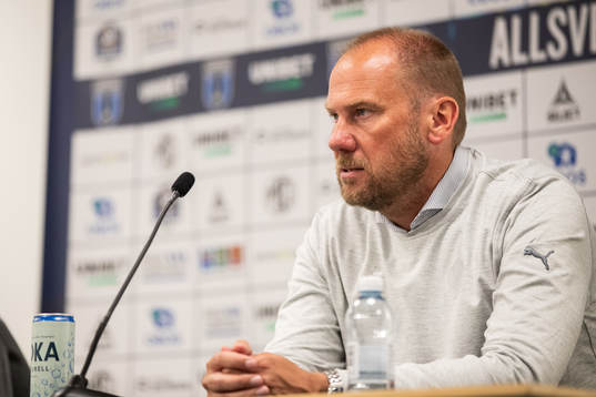 Halmstads tränare Magnus Haglund