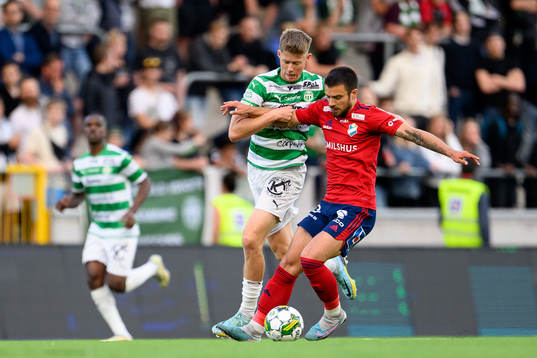 Västerås SKs Patric Åslund och Östers Vladimir Rodic