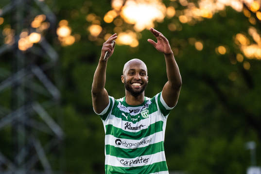 Västerås SKs Jabir Abdihakim Ali jublar